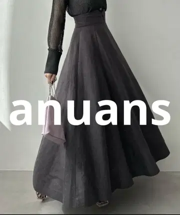 미사용 새상품 anuans 스커트 SMALL 그레이 여성용
