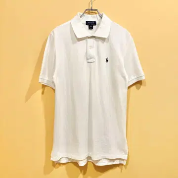 POLO RALPH LAUREN 반팔 피케 셔츠 화이트 L