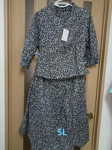 꽃무늬 5L 스커트 셋업