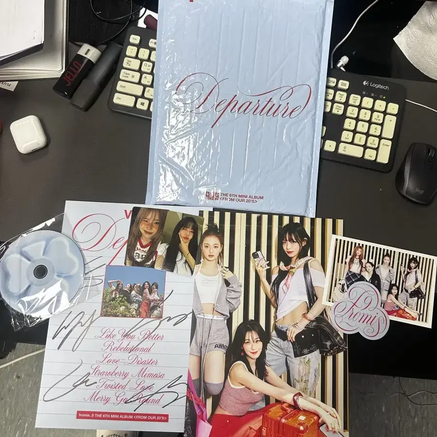 ラスト‼️ fromis_9❤️メンバー❤️直筆　サイン　入り　CD fromis_9❤️全メンバー❤️直筆 サイン 入り CD