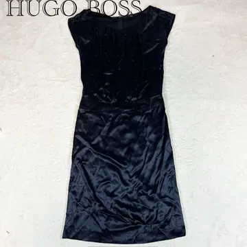 새상품급 HUGO BOSS 슬리브리스 원피스 실크 드레스