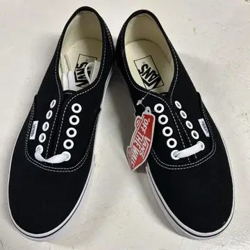 VANS 오센틱 블랙 스니커즈