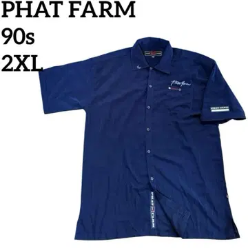 PHAT FARM 팻 팜 반팔 셔츠 2XL 90s B계 B 보이