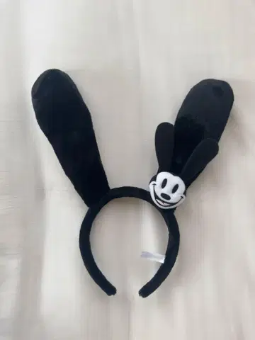 토끼 귀 헤어밴드 블랙