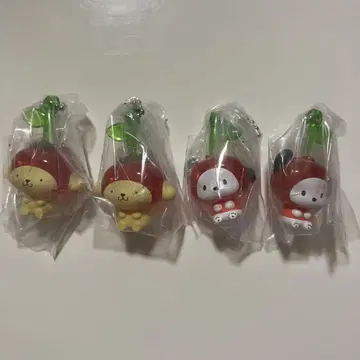 산리오 나카요시 사쿠라 체리 스윙 폼폼푸딩 2개 포차코 2개