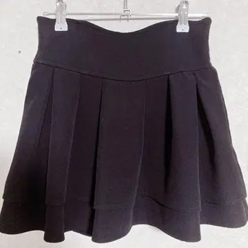 미셸 마카롱 슬림 레그 스커트 블랙 S