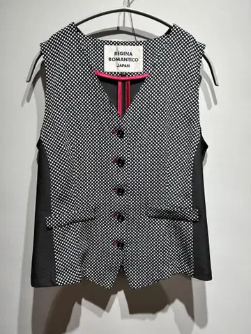 REGINA ROMANTICO 도트 무늬 베스트