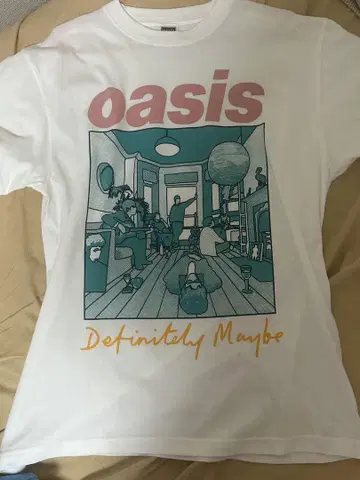 OASIS 오아시스 티셔츠 Definitely Maybe L