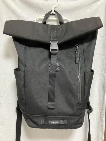 TIMBUK2 블랙 롤탑 백팩