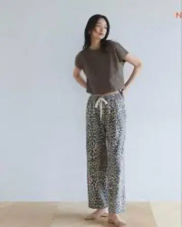 시루무린 라이트 캔버스 개더 팬츠 M