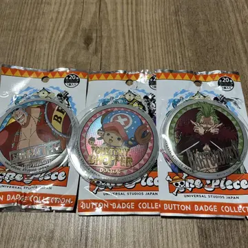 USJ 원피스 컬렉터블 캔뱃지 바르톨로메오 프랭키 초파