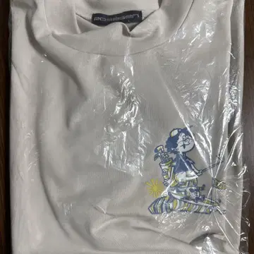 캐릭터 프린트 티셔츠 크림색