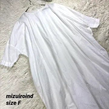 mizuiroind 미즈이로 인드 원피스 와이드 레이스 화이트
