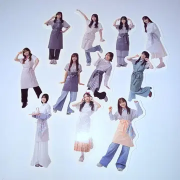 사쿠라자카46 사쿠라자카 카페 스티커 3기생