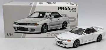 POP RACE 1/64 닛산 GT-R R32 - 크리스탈 화이트 157