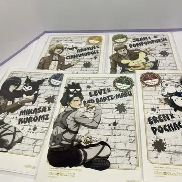 진격의 거인 산리오 콜라보 브로마이드 혜택 5매