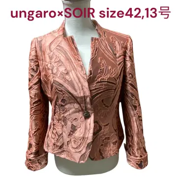 새상품급 웅가로 도쿄 소와르 노카라 고급 직물 자켓 42, 13호, XL