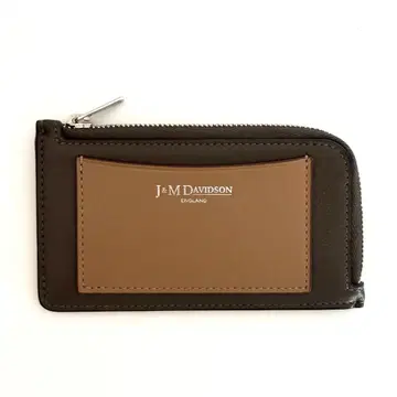 J&M DAVIDSON 프래그먼트 케이스 천연 가죽 동전 지갑 미니 지갑
