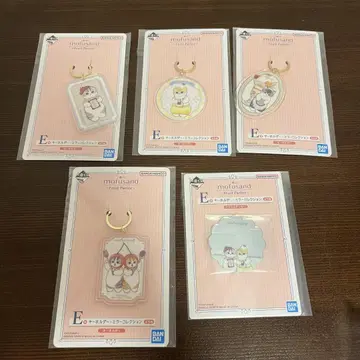 mofusand 제일복권 fruit parlor E상 5개 세트 컴프