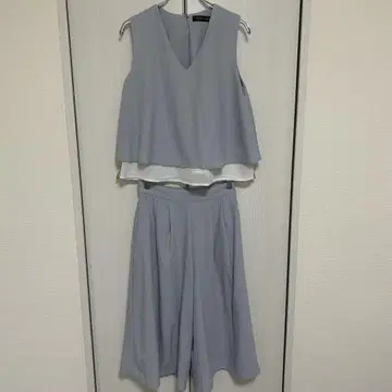 어반 리서치 셋업 여름 상의 팬츠 플레어 V넥