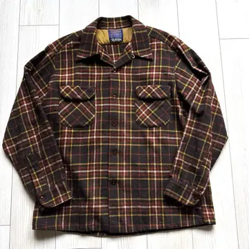 초레어 60년대 펜들턴 PENDLETON 오픈 카라 울 오픈 카라