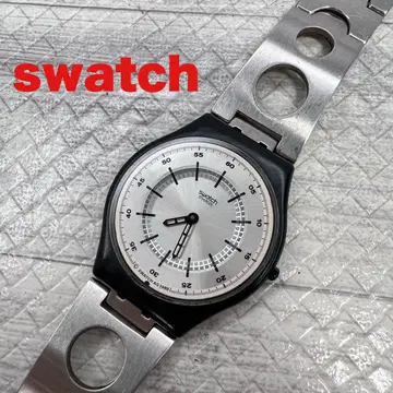 swatch 시계 실버 컬러 밴드 스와치