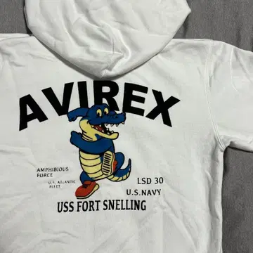 AVIREX 지퍼 후드티