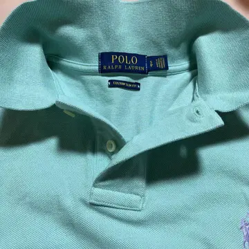 [새상품급] POLORALPH LAUREN 코튼 슬림핏 반팔 피케 셔츠