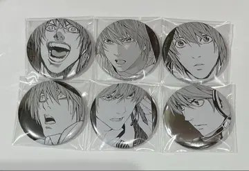 DEATHNOTE 전 데스노트 캔뱃지 야가미 라이토 6종 세트