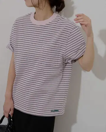 엘엘빈 Union Short Sleeve Stripe Tee