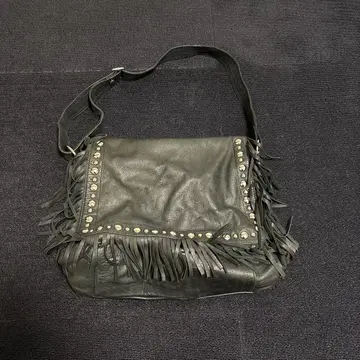 archive shoulder fringe bag grunge y2k