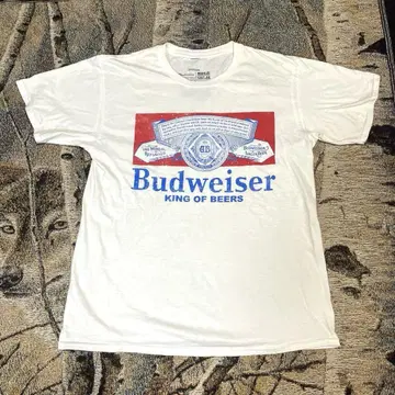 US used Budweiser 버드와이저 기업 티셔츠 로고
