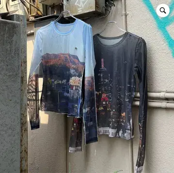 Photo Tulle Long Tee 롱 T