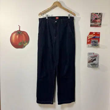 order denim pants 와이드 팬츠 진한 네이비 포커즈