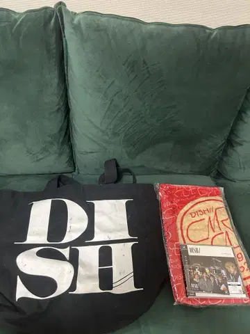DISH// CIRCLE DVD 타월 토트백