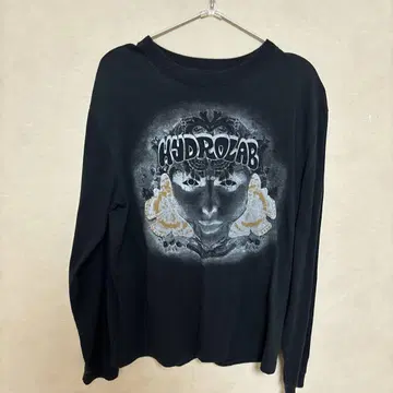 HYDROZAB 블랙 롱 슬리브 셔츠