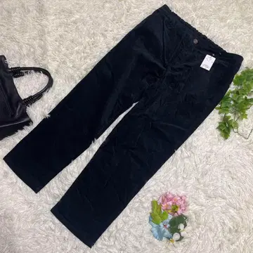 새상품 아즈노우아즈드바즈 코듀로이 팬츠 블랙 허리밴딩 17 3XL