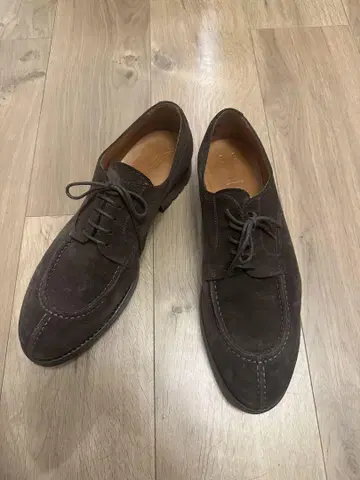 YANKO 얀코 U팁 겉날개 가죽 신발 드레스 슈즈 25.5cm