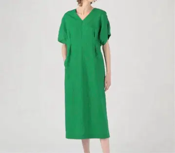 Ballsey 린넨 코튼 무브 허리 턱 원피스 투모로우랜드