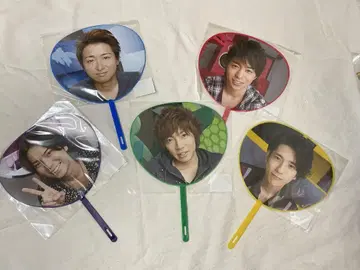 ARASHI 5 x 10 기념일 부채 세트