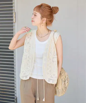 B.C.STOCK 메쉬 자수 베스트