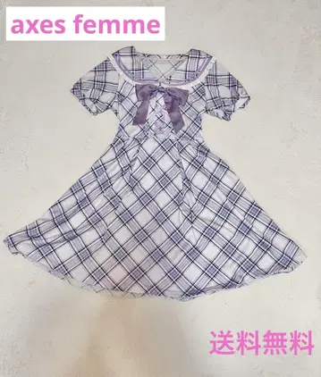 [ 새상품급 ] axes femme Poetique 체크 원피스
