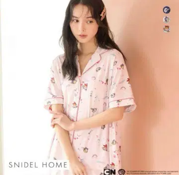 SNIDEL HOME The Powerpuff 상하의 세트 핑크