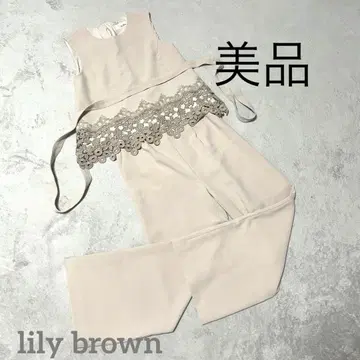 새상품급 Lady Brown 베이지 슬리브리스 팬츠 셋업 포멀