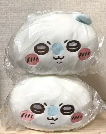 치이카와 (먼작귀) 모찌루 엎드린 BIG 봉제 인형 모몽가 2세트