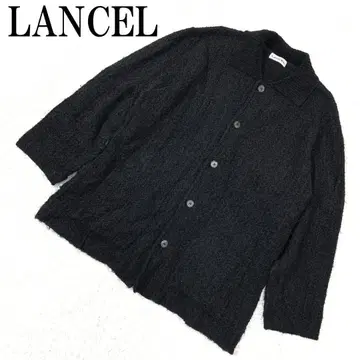 LANCEL 란셀 니트 가디건 차콜 그레이 L B8948