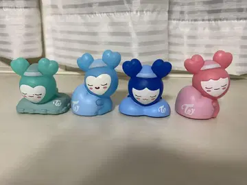 TWICE LOVELYS 잘 자요 라이트 마스코트 4개 세트
