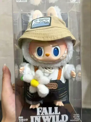 POPMART LABUBU FALL IN WILD 봉제 인형 펜던트