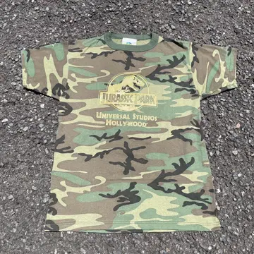 90s JURASSIC PARK '카모플라 T-shirt'