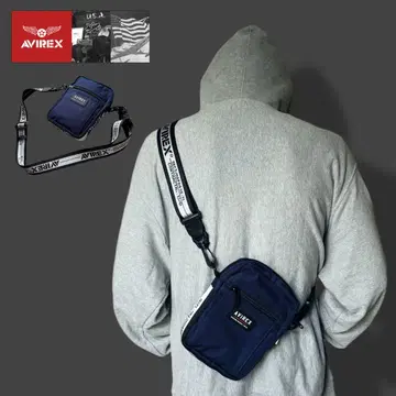 AVIREX Vertical Mini Shoulder Bag 미니 파우치